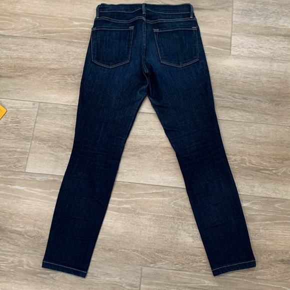 Frame Denim Jeans Le Skinny de Jeanne Dark Blue Wash Size 25 - Picture 4 of 5